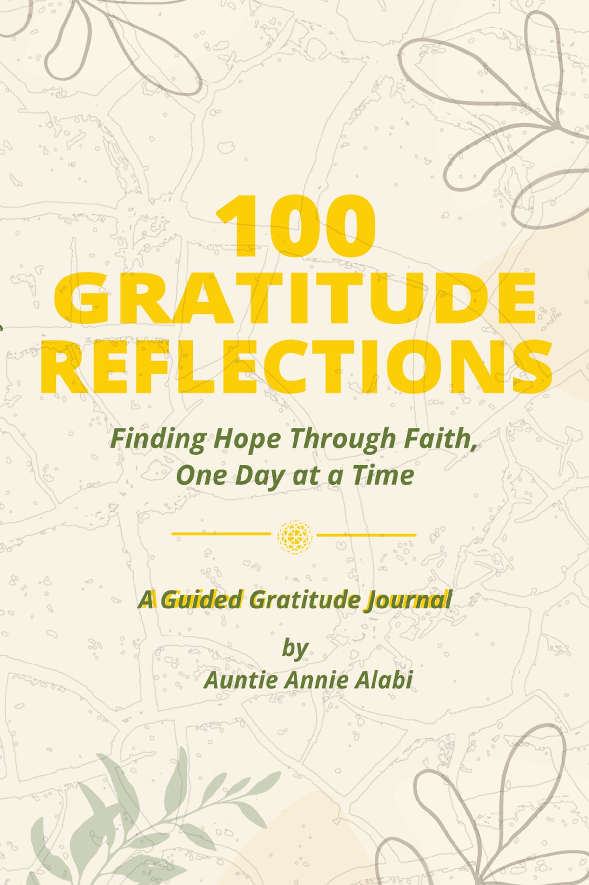 100 Gratitude Reflections journal cover