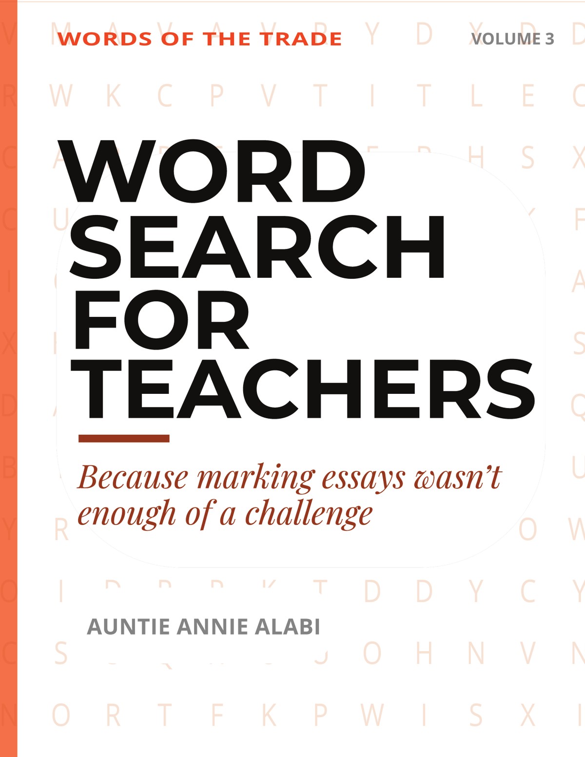 Word Search for Teachers book cover